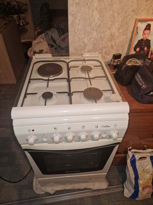 Газплита с электричеством