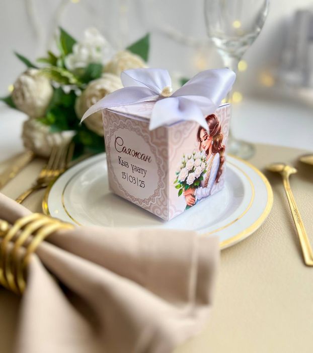 Именные бонбоньерки на праздники