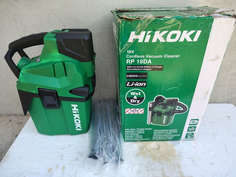 Aspirator hikoki gp18da. Nefolosit. La cutie ( lipsa furtun)