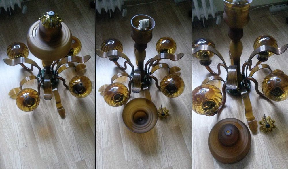 Diverse luminat: Lustre, Lampadar/Lampi, Plafoniere & Abajururi sticla