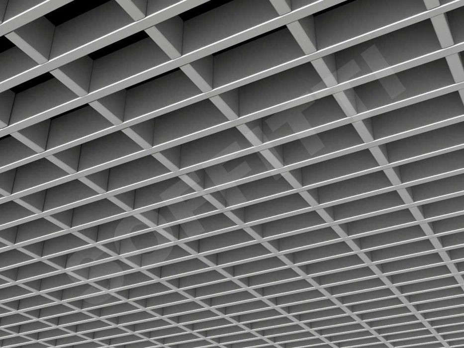 Подвесной ячеистый потолок Грильято