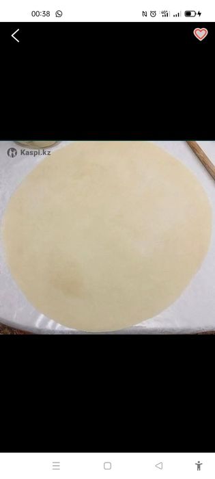 Катаю лепешки для бешбармак