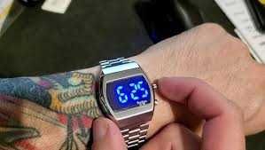 Ceas de mână digital bărbătesc  Armitron Sport Retro argintiu,sigilat