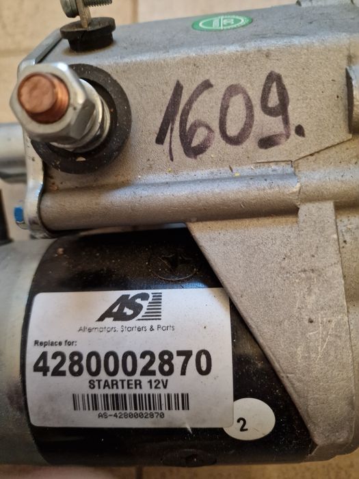 Demaror 12 V, nou, cu eticheta