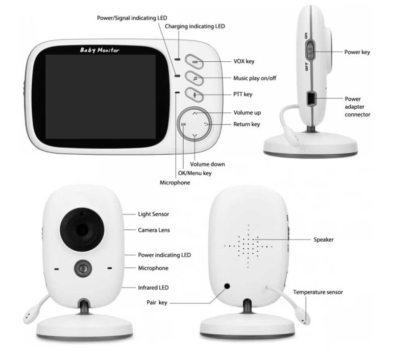 VB603 Бебе монитор бебефон