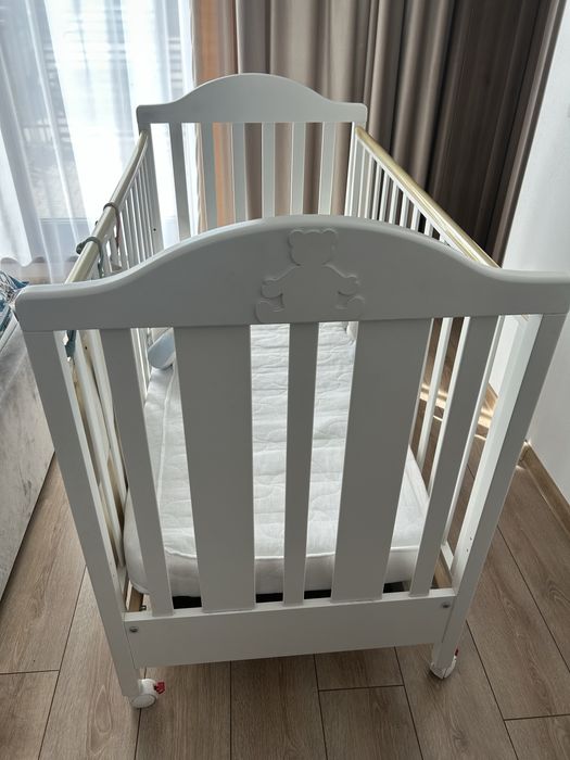 Pat copiii lemn masiv de fag Italia