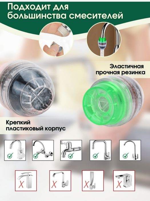 Фильтр для воды насадка на кран