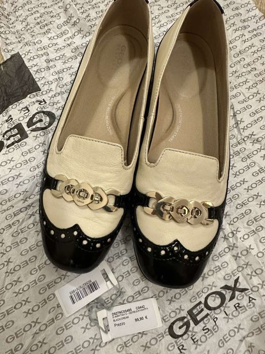 Пантофки Geox Respira от еатествена кожа