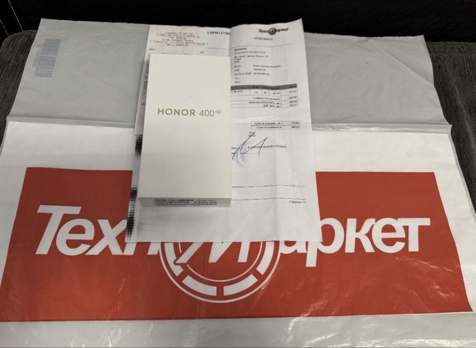 КАТО НОВ 256GB Honor 400 5G Гаранция Техномаркет 2г Black