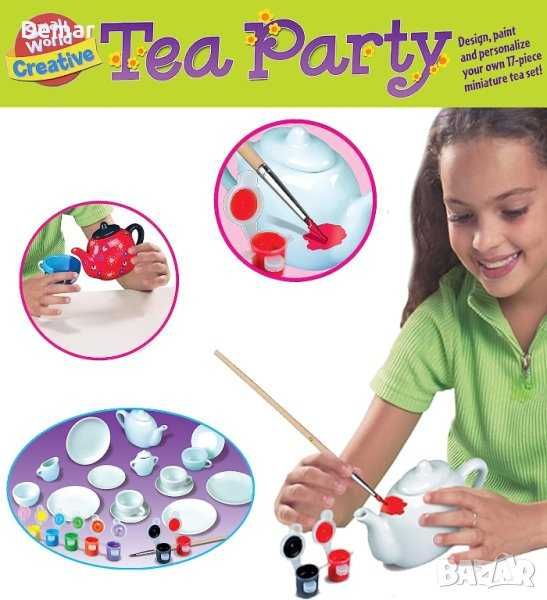 Комплект за рисуване на чаено парти за деца