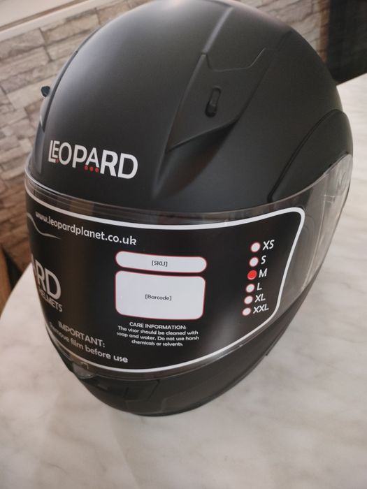 Оригинална Каска-Шлем Leopard Helmets Black MAT