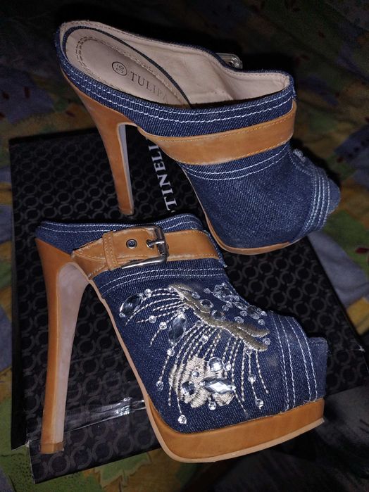 saboti cu strasuri nr 36