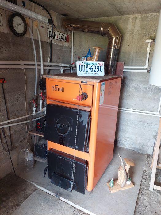Centrală termică, combustibil solig ( lemne, cărbune) Feroli, 35 kw