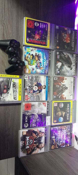 Продам ПС 3 Слим прошитая, с играми