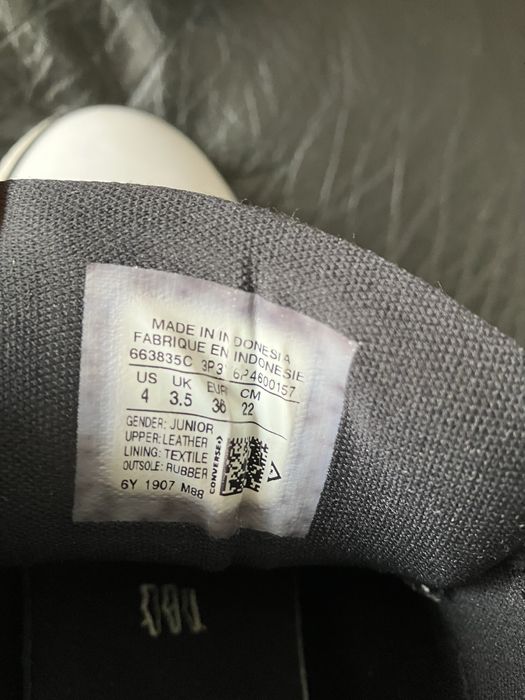 Детски кецове Converse Chuck Taylor All Star Street Leather N38