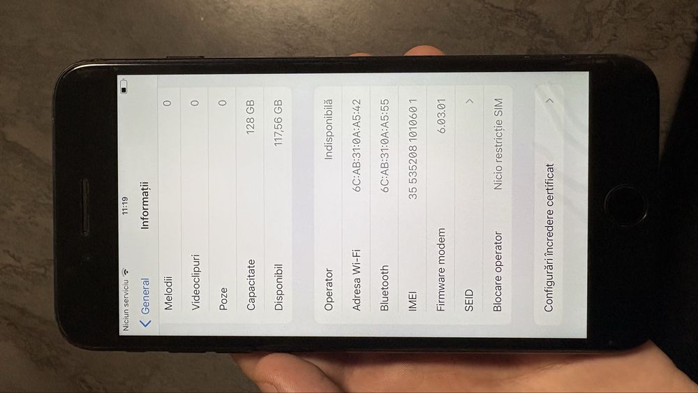iPhone 7 Plus, 128 GB, Black