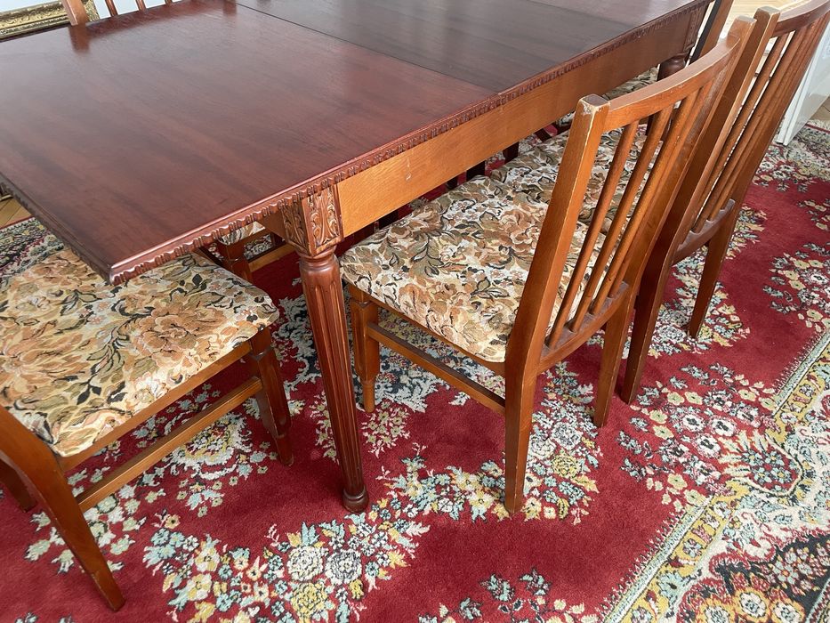 Masa extensibila 80x120-160cm din lemn masiv