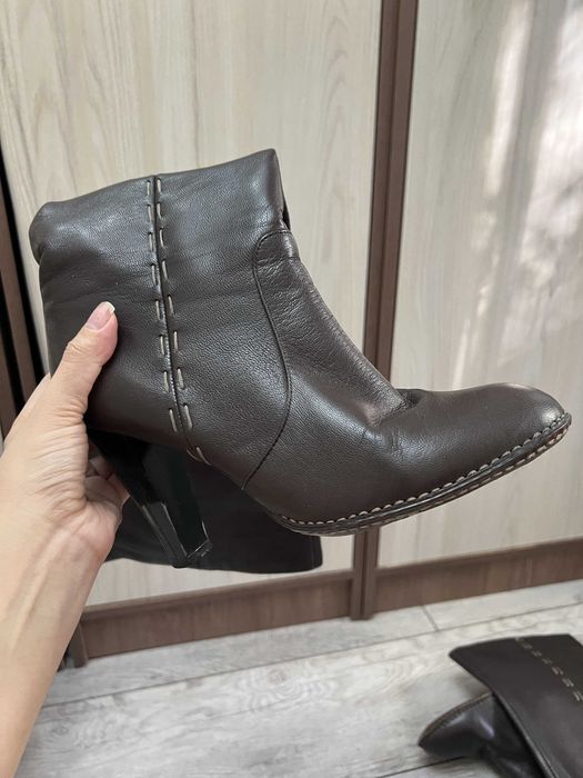 Продам сапоги кожаные 40 размера