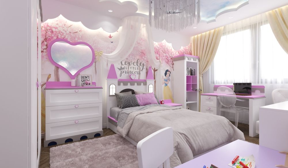 Нови мебели за детска стая Princess castle