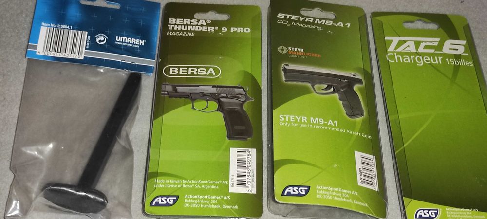 incarcator incarcatoare sigilate pt. WALTHER p 99 - STEYR m9-a1  - BERSA thunder 9 pro - TAC 6