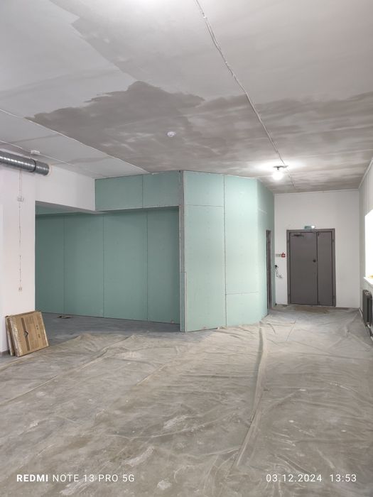 Гипсокартонные перегородки, потолки