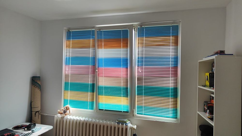 Jaluzele orizontale din aluminiu