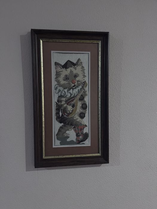 Картина вязанная