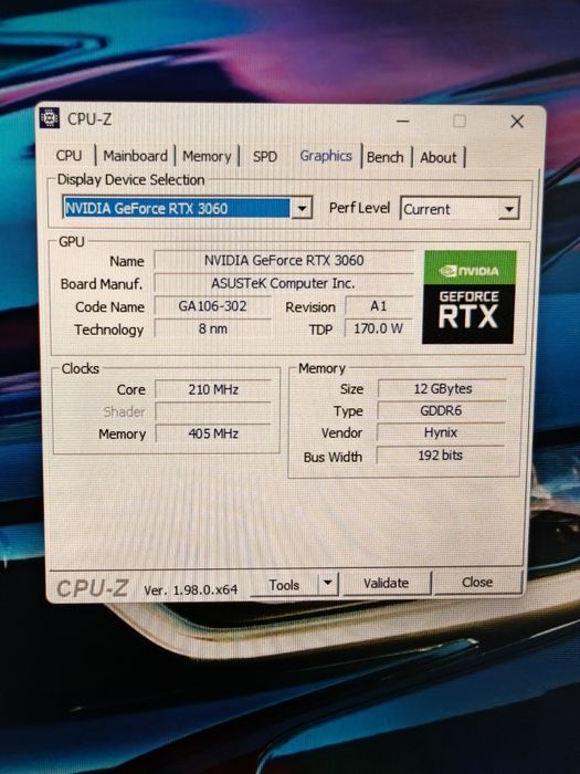 Placa video ASUS Phoenix GeForce RTX 3060 V2, 12GB GDDR6, 192-bit