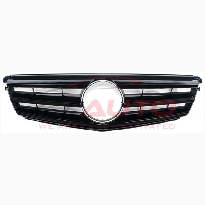 Решетка за Mercedes C-Class W204 (2007–2011) – Sport дизай - черен
