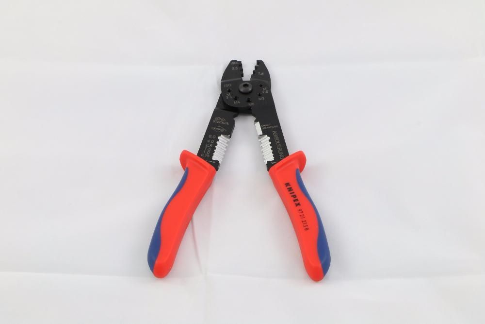 Knipex клещи KN 97 21 215 B за рязане на кабели, оголване и кримпване,