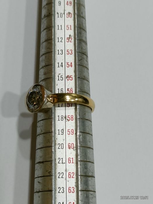 Vind inel din aur 18kt cu diamant 1,60ct