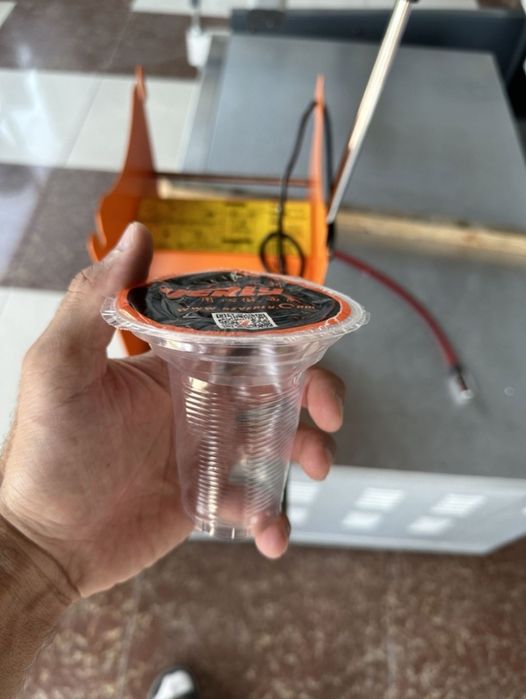 Stakan upakovka aparati. Stakan qadoqlash. Стакан фалга упаковки