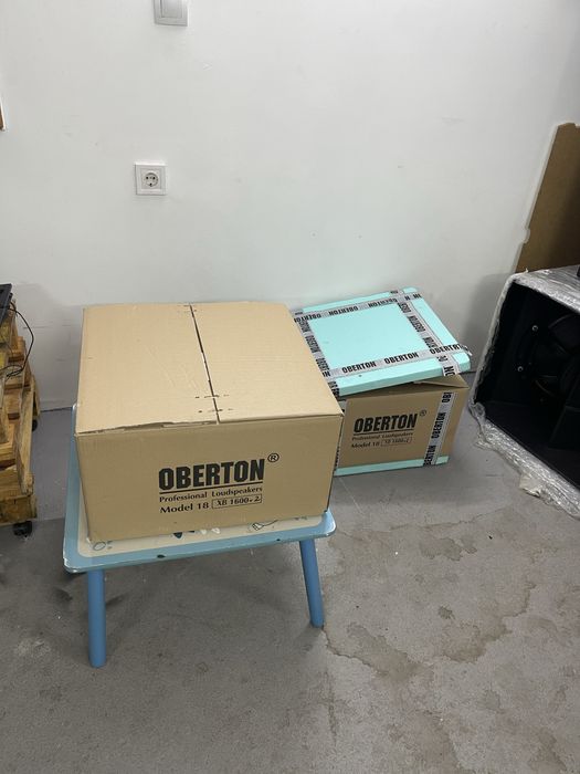 Бас каси Oberton 18xb1600v2 и Топове