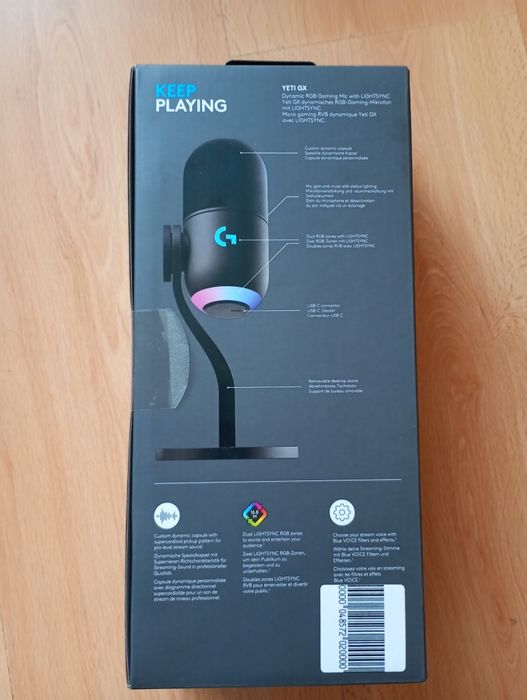 Микрофон Logitec YETI GX