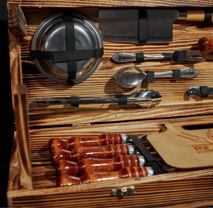 Set Premium pentru Gratar / Camping - Cadoul Perfect