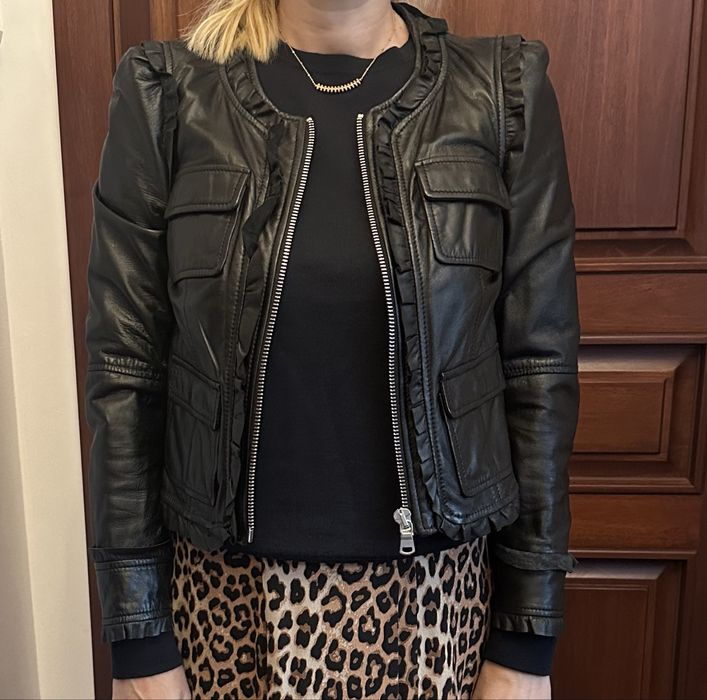 Geaca de piele naturala Elisabetta Franchi