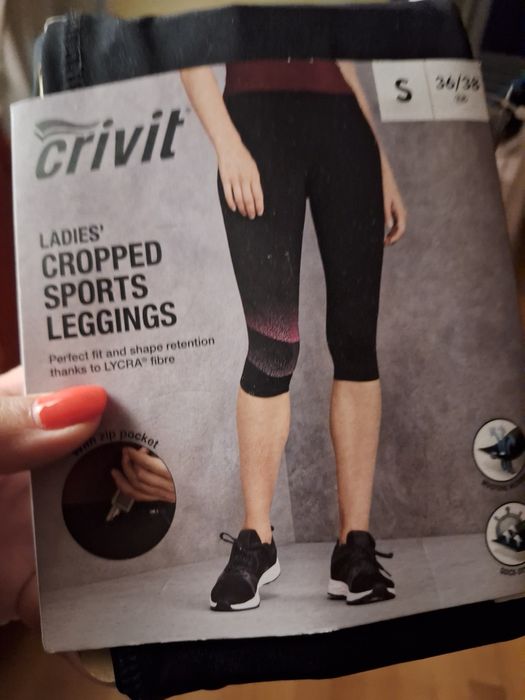 Pantaloni sport/colanti S/M noi