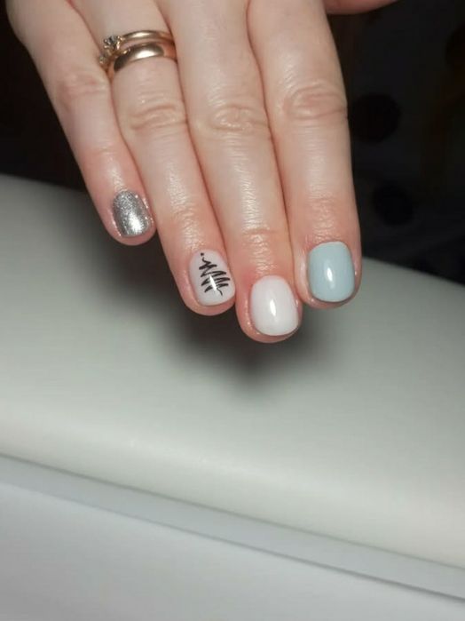 Маникюр наращивание ногтей