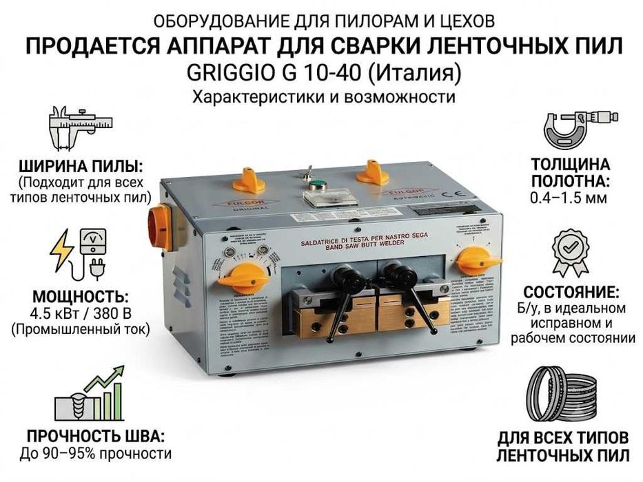 Сварка | Аппарат для сварки ленточных пил