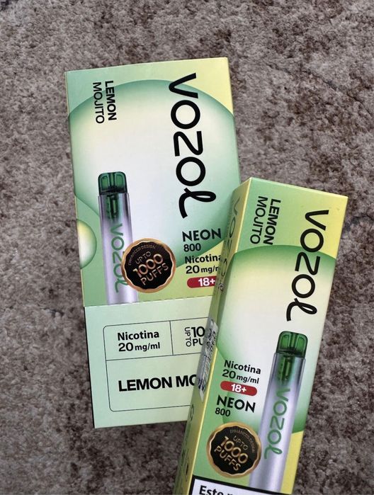 Tigara electronica Vozol Lemon Mojito de 1000 pufuri