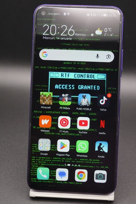 Huawei Nova 5T – 6GB RAM / 128GB – funcțional, cu defecte estetice