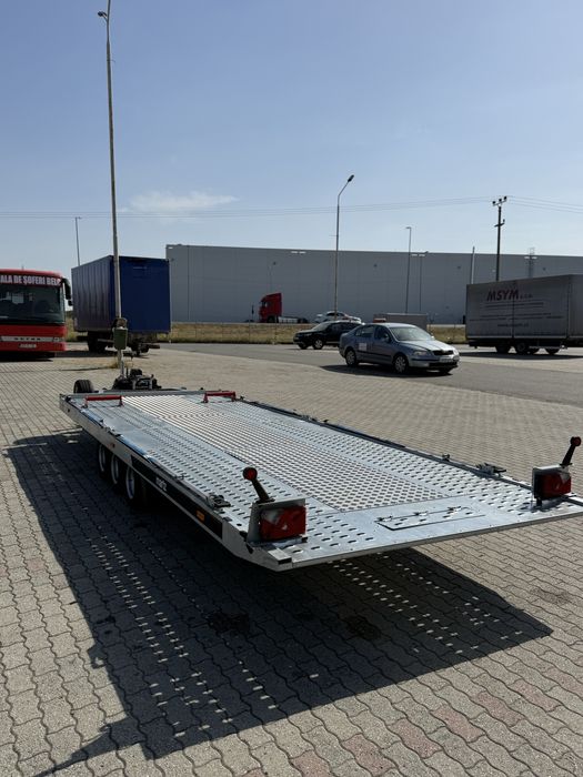 Remorcă Martz 3,5 T 6 metri 3 axe roti 10’