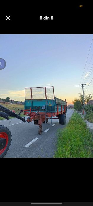 Remorcă mig gunoi gunoieră 3 -6 TONE  tractor