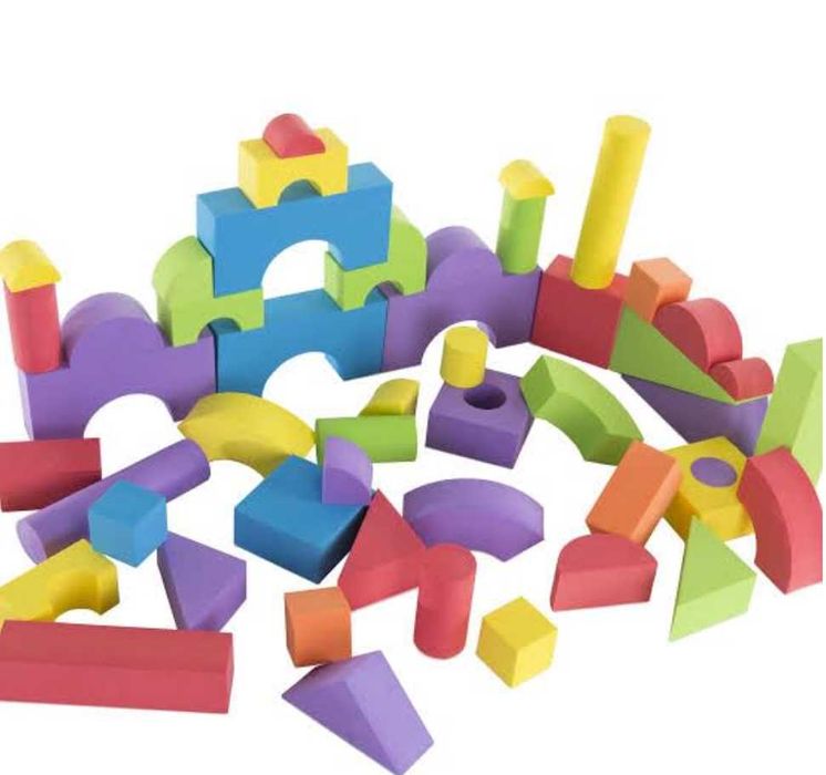 Намаления! Мек Пъзел Строител от EVA плътен и мек за най-малките