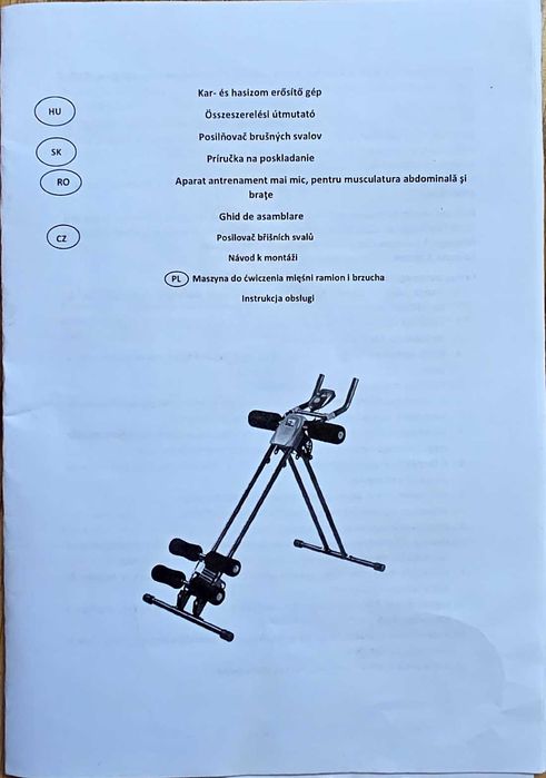 Aparat fitness abdomene