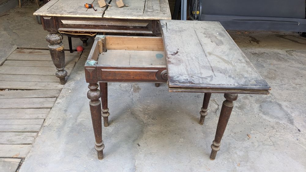 Очарование прошлого!  Антикварный ломберный столик без реставрации.