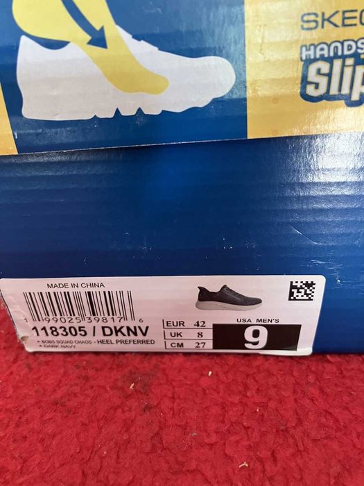 Vand adidasi Skechers, nr 42, noi, in cutie