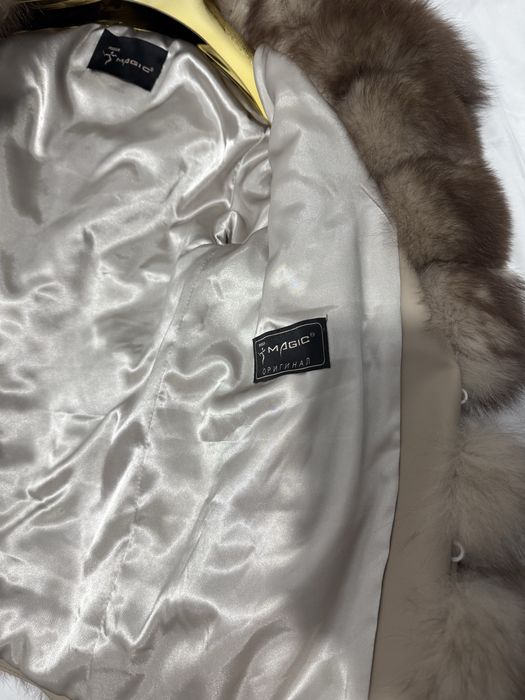 Шуба из натурального песца