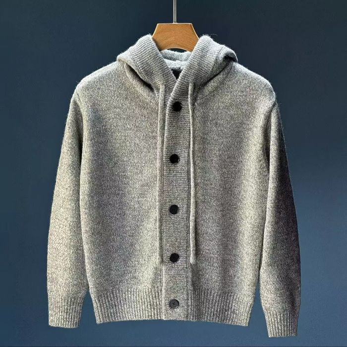 Серый кардиган на пуговицах в наличии Размер XL