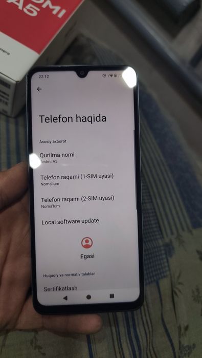 Redmi A5  holati zoʻr
